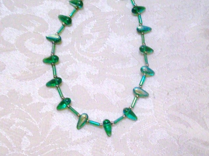 Green Beaded Necklace