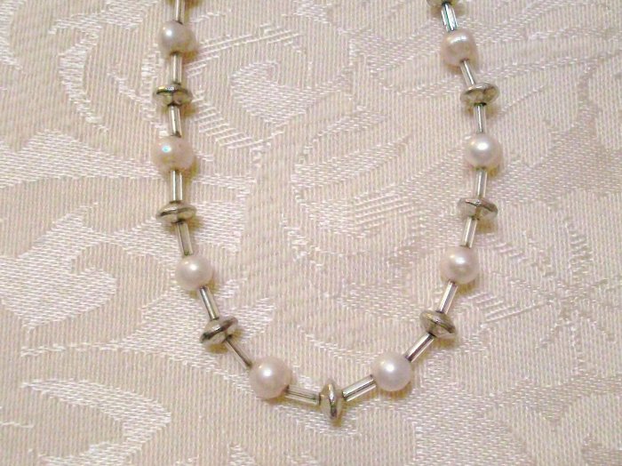 Cream Freshwater Pearl Necklace