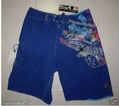 New Quiksilver Men's Board Shorts Blue W:32