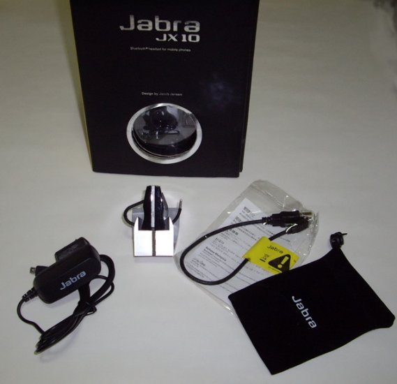 New Jabra JX10 Bluetooth Silver Headset