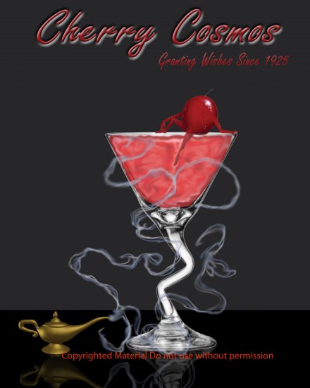 Cherry Cosmo Anyone? 8x10