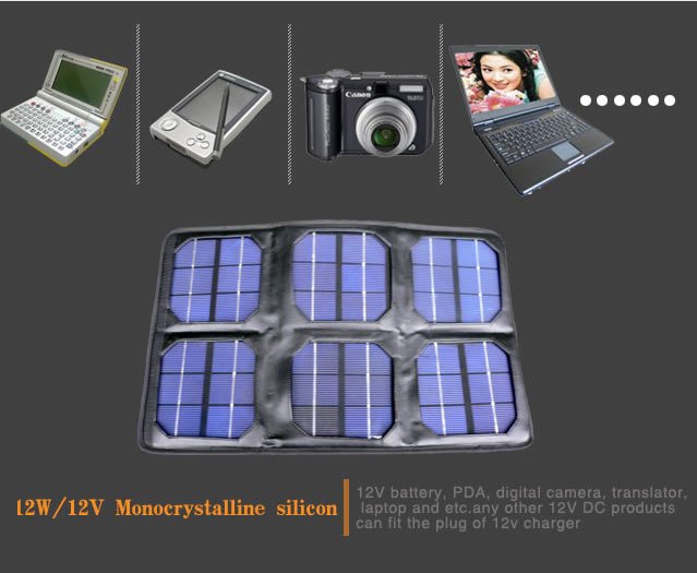 Foldable Solar Laptop Charger