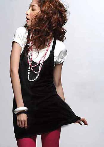Buckle Black Tank Dress