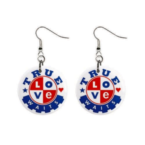 True Love Waits Earrings-- Free Shipping