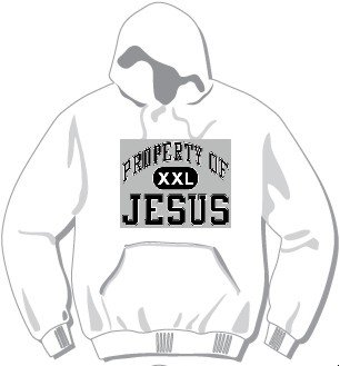 Property of Jesus with Black Lettering available in 3 colors