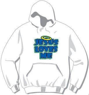 Jesus Loves Me Hoodie available in 3 Colors