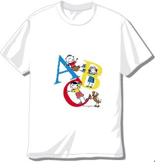 Youth ABC T-shirt Available in 3 colors