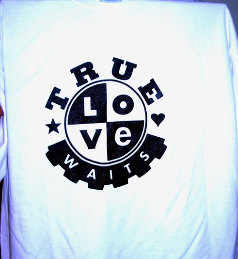 Black & White True Love Waits Shirt