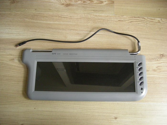 12.2" TFT LCD SCREEN VISOR SUNVISOR MONITOR 4 DVD PAIR