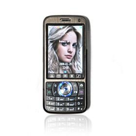 Unlocked A008 Quad Band Dual Sim Cell Phone in Black