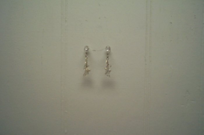 Quartz Crystal Dangle Earrings