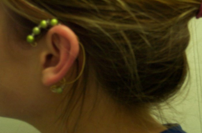 Green Gold Elven Cuff