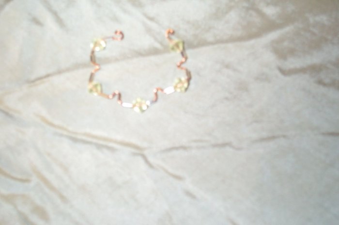 Green Copper Elven Ear Cuff