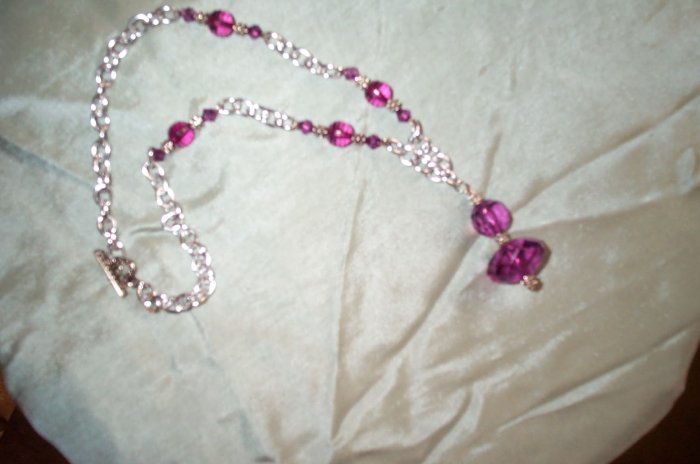 Medieval Renaissance Purple Necklace