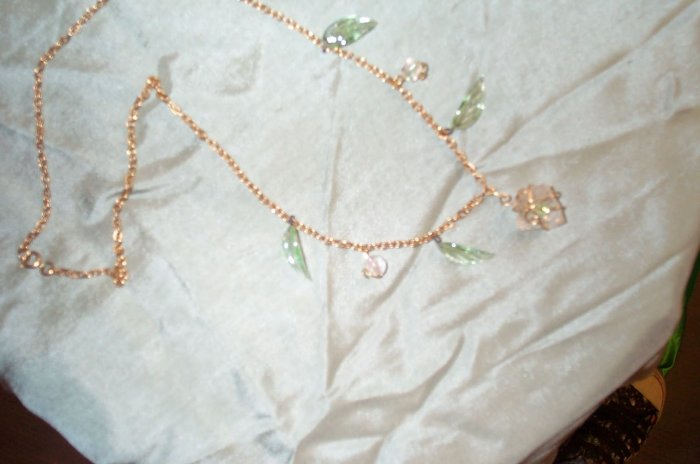 Elven Green Leaf Necklace