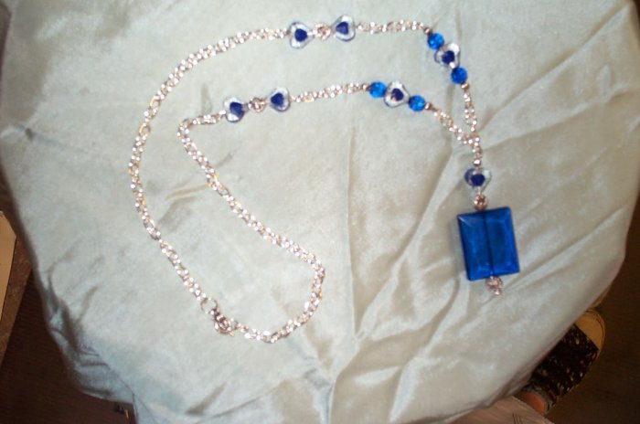 Medieval Renaissance Blue Necklace