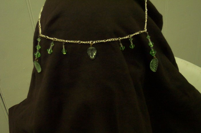 Green Elven Leaf Circlet Renaissance Medieval Fairy