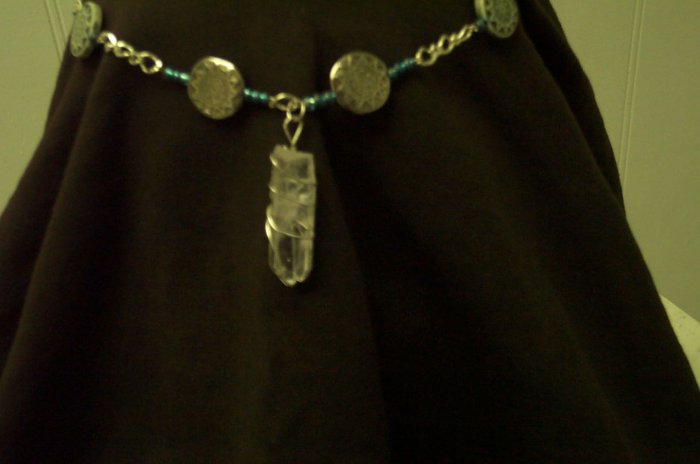 Quartz Crystal Celtic Circlet Renaissance Elven Fairy