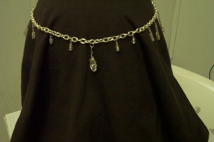 Quartz Crystal Elven Circlet Renaissance Fairy Celtic Medieval