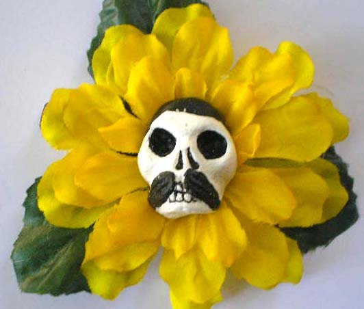 Yellow Flower Pancho Hair Clip