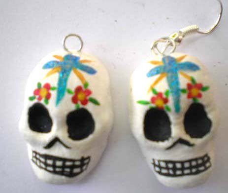 CROSS CALAVERA EARINGS