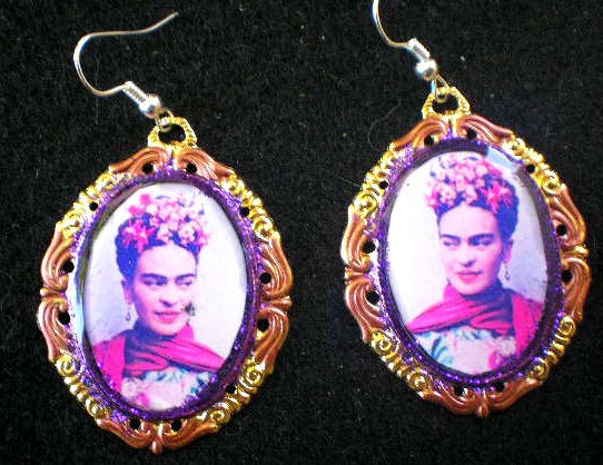 FRIDA KAHLO FLOWERS EARINGS