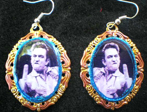 JOHNNY CASH EARINGS
