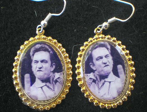 JOHNNY CASH EARINGS