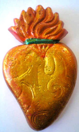 GOLD SACRED HEART