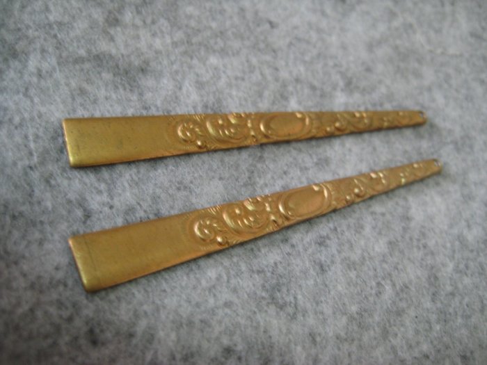 Filigree, 8mm x 70mm, 1 pair