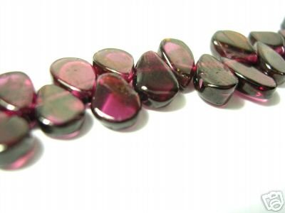 Amethyst Drop-shaped Gemstone, 5pcs