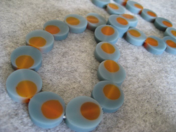 Resin beads, 5mmx15mm, 4pcs