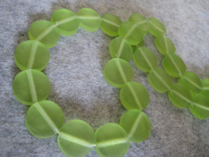 Resin beads, 5mmx15mm, 4pcs