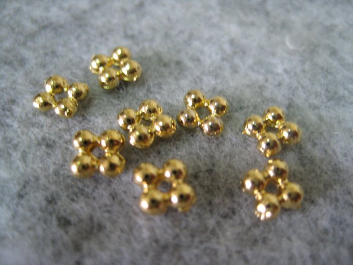 Bali Beads, 4mmx1mm, 10pcs