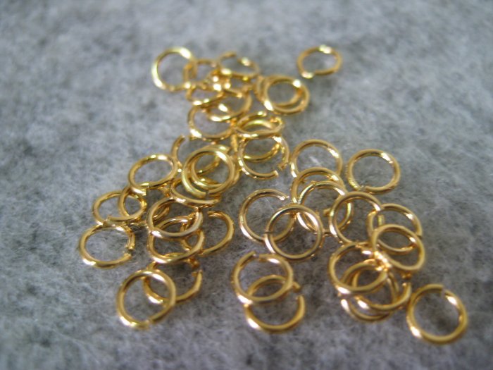 Jump rings, 4mm, 50pcs