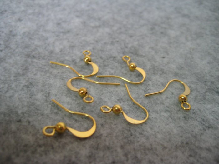 Ear Wire, Flat, 3 pairs