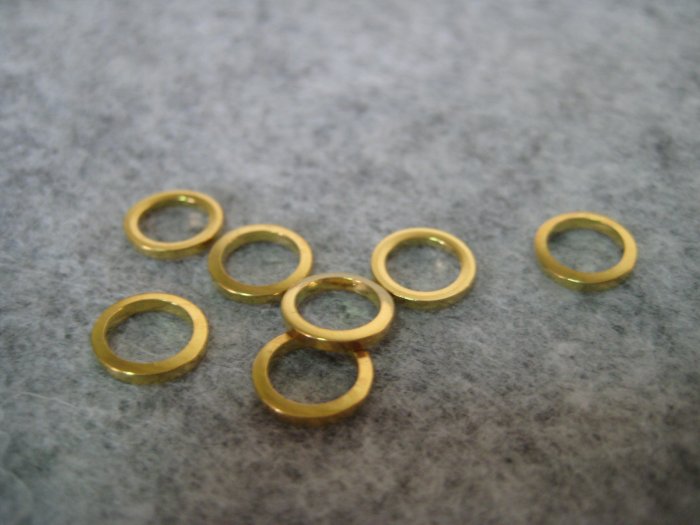Rings, 8mm, 8pcs