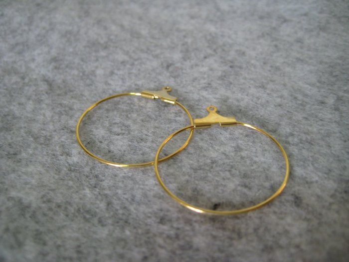 Hoop, 25mm, 2 pairs