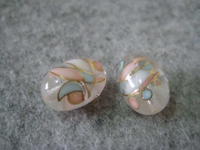 Japanese Tensha, Oval, 10mmx14mm, 1 pair
