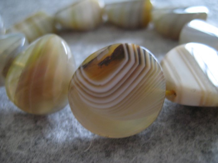 Agate Beads, 1 strand (10pcs)