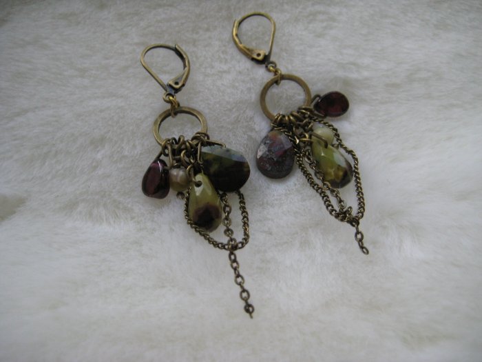 Lime Jasper ~ Earrings