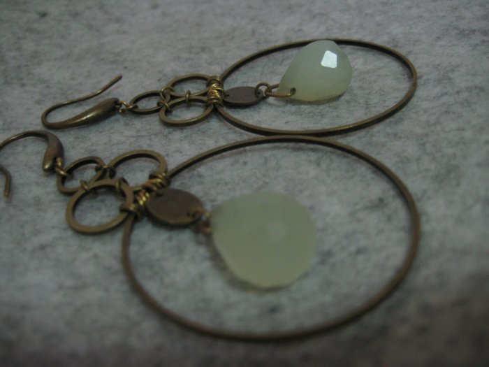 Art Deco Jade ~ Earrings