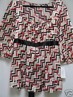 NWT John Paul Richard Zig Zag Top - 1X - Retails $54.00