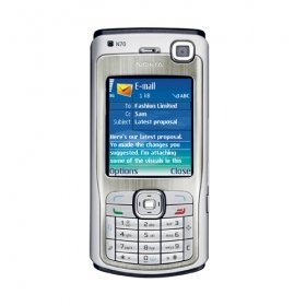Nokia N70 Cell Phone/ Unlocked / Silver / Refurbished/ Free Shipping
