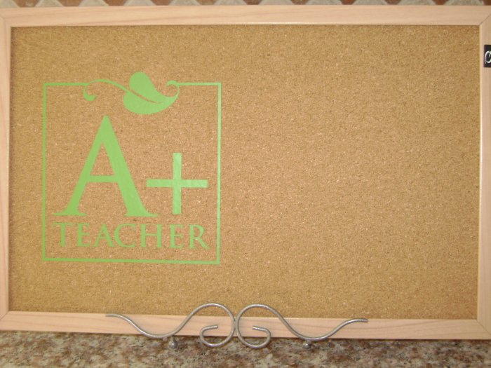 "A+ Teacher" Corkboard