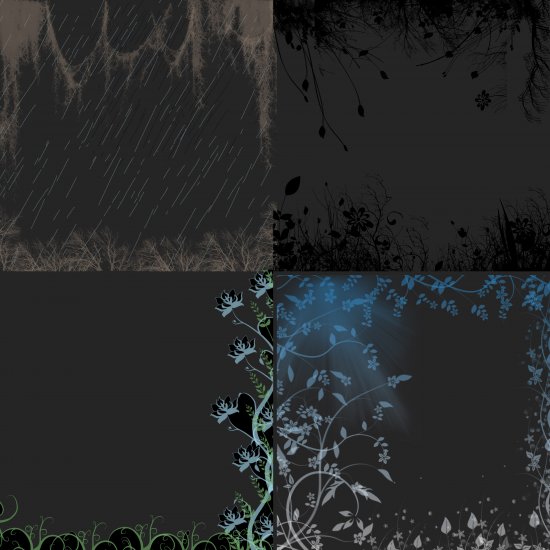 Digital Scrapbooking Nature overlays