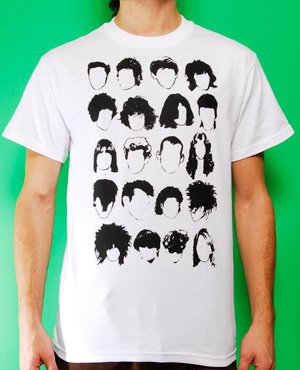 History of Rock N Roll Hair Mens White T-shirt