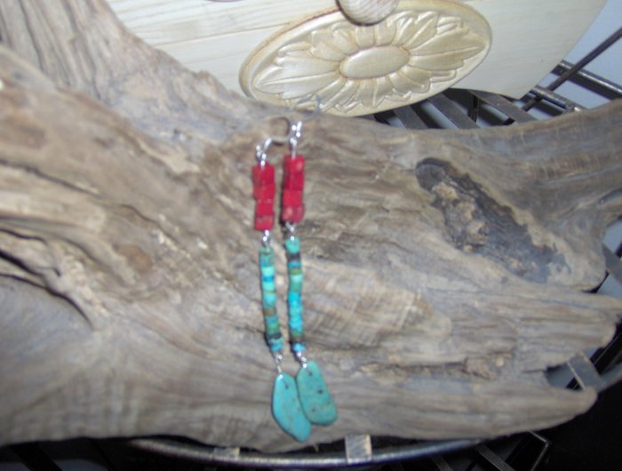 turqouise and coral