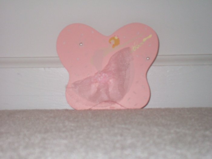 Pink room orniment with a ballarina
