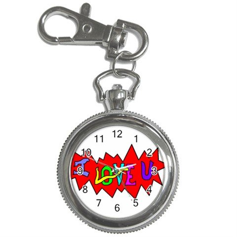I Love U Key Chain / Pocket Watch